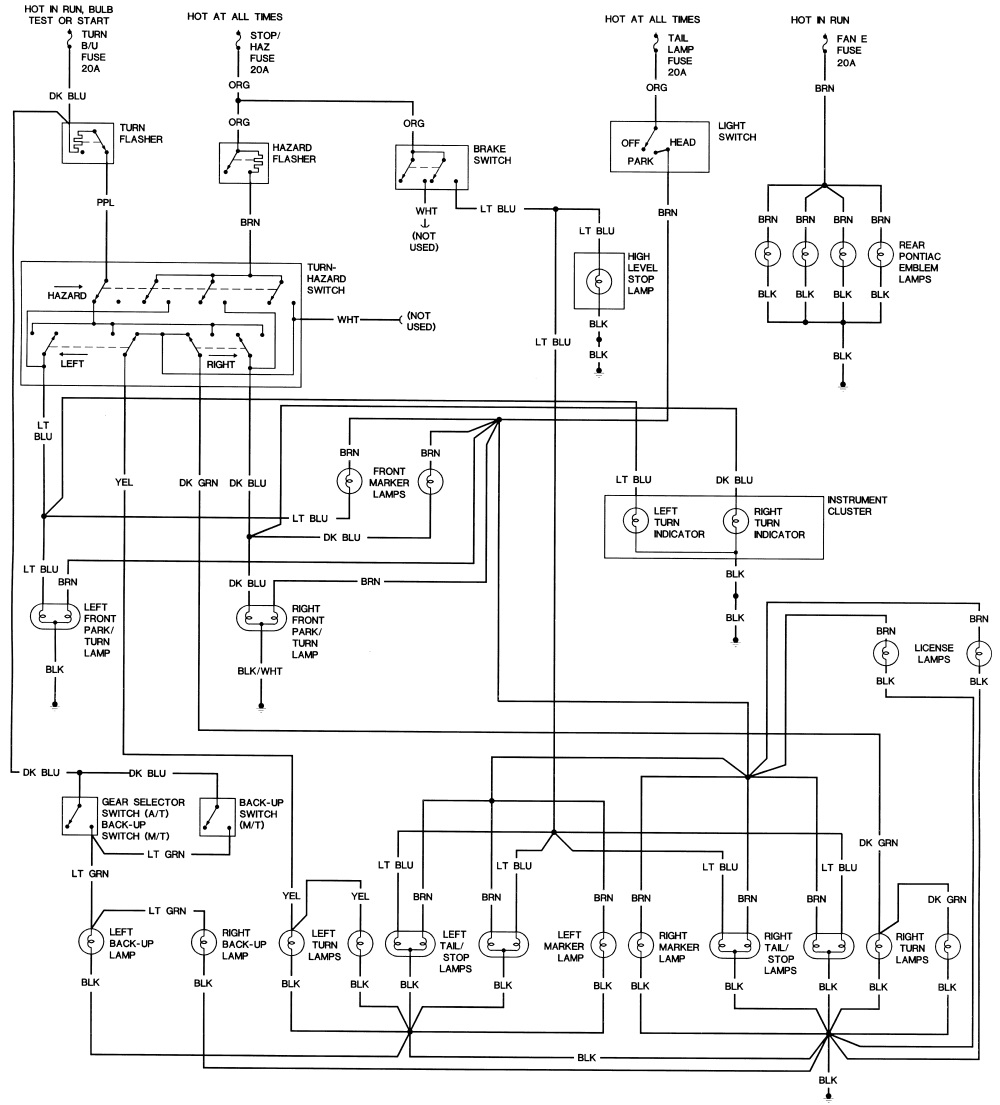 headlight/turn signal wiring - Pennock's Fiero Forum